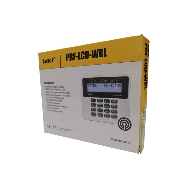 Teclado inalámbrico Satel prf-lcd-wrl